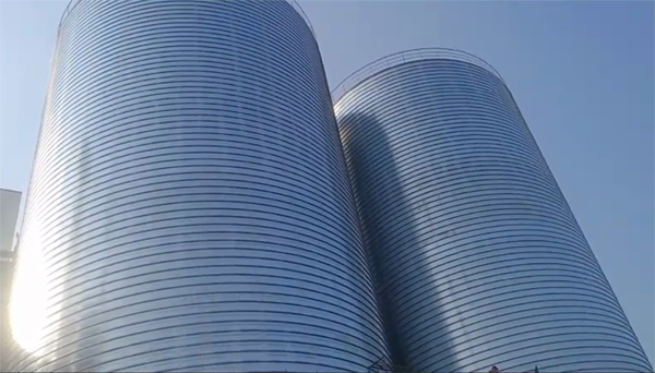 通辽2座混凝土高架卷板仓